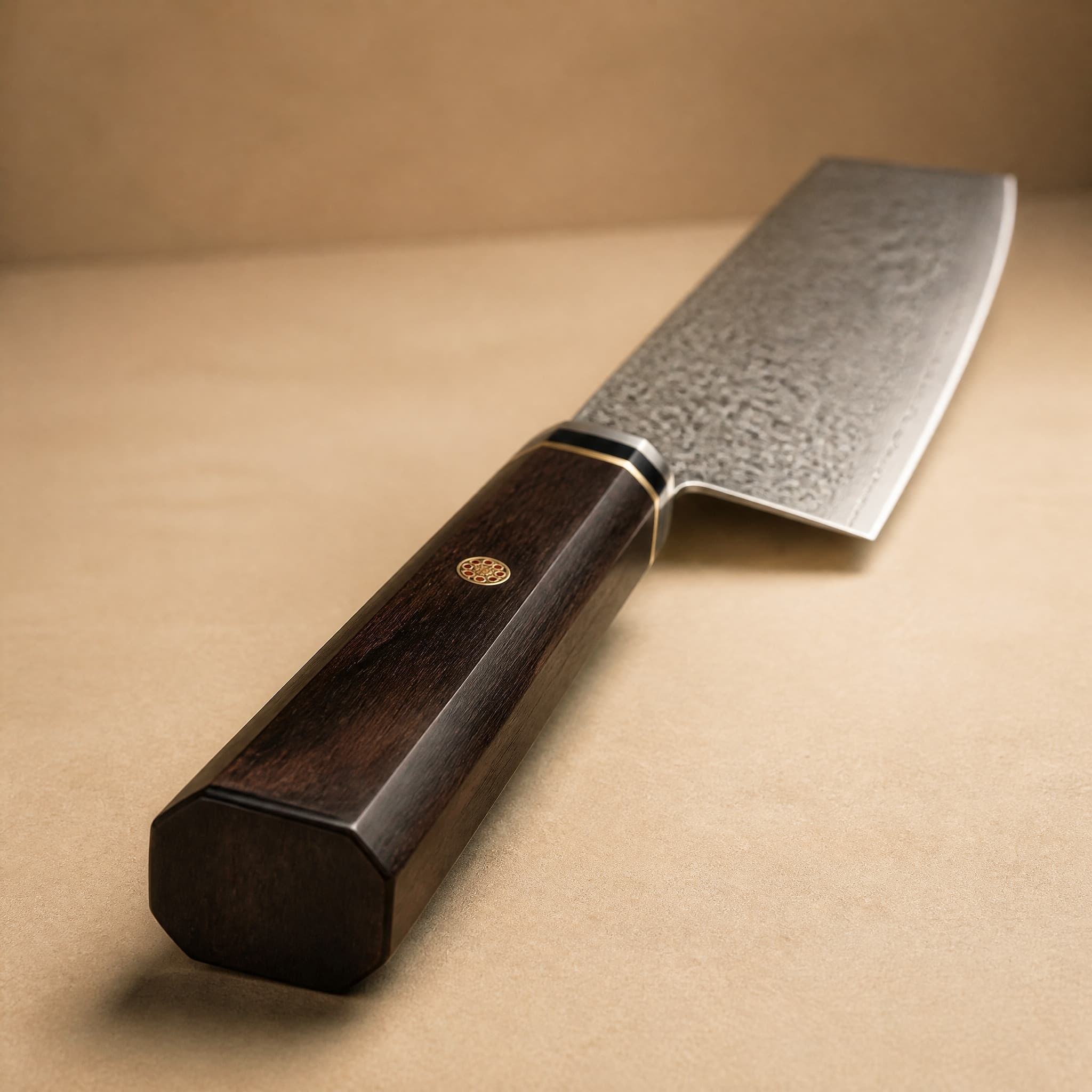 Yamato 7" Damascus Steel Nakiri Knife 菜切り包丁