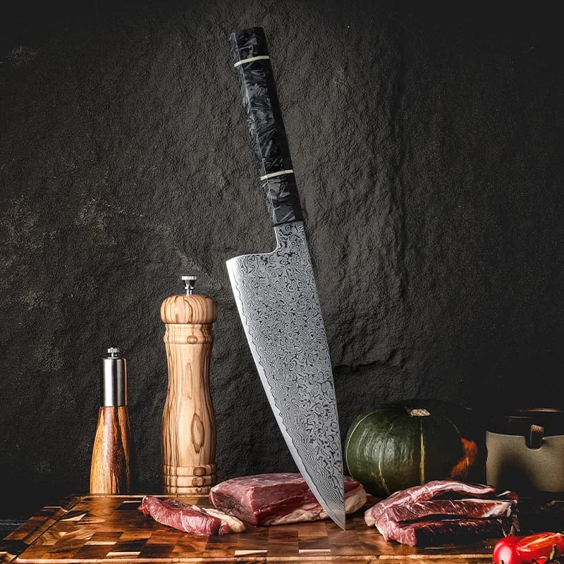 Tokachi 8" Damascus Steel Gyuto/Chef Knife  牛刀