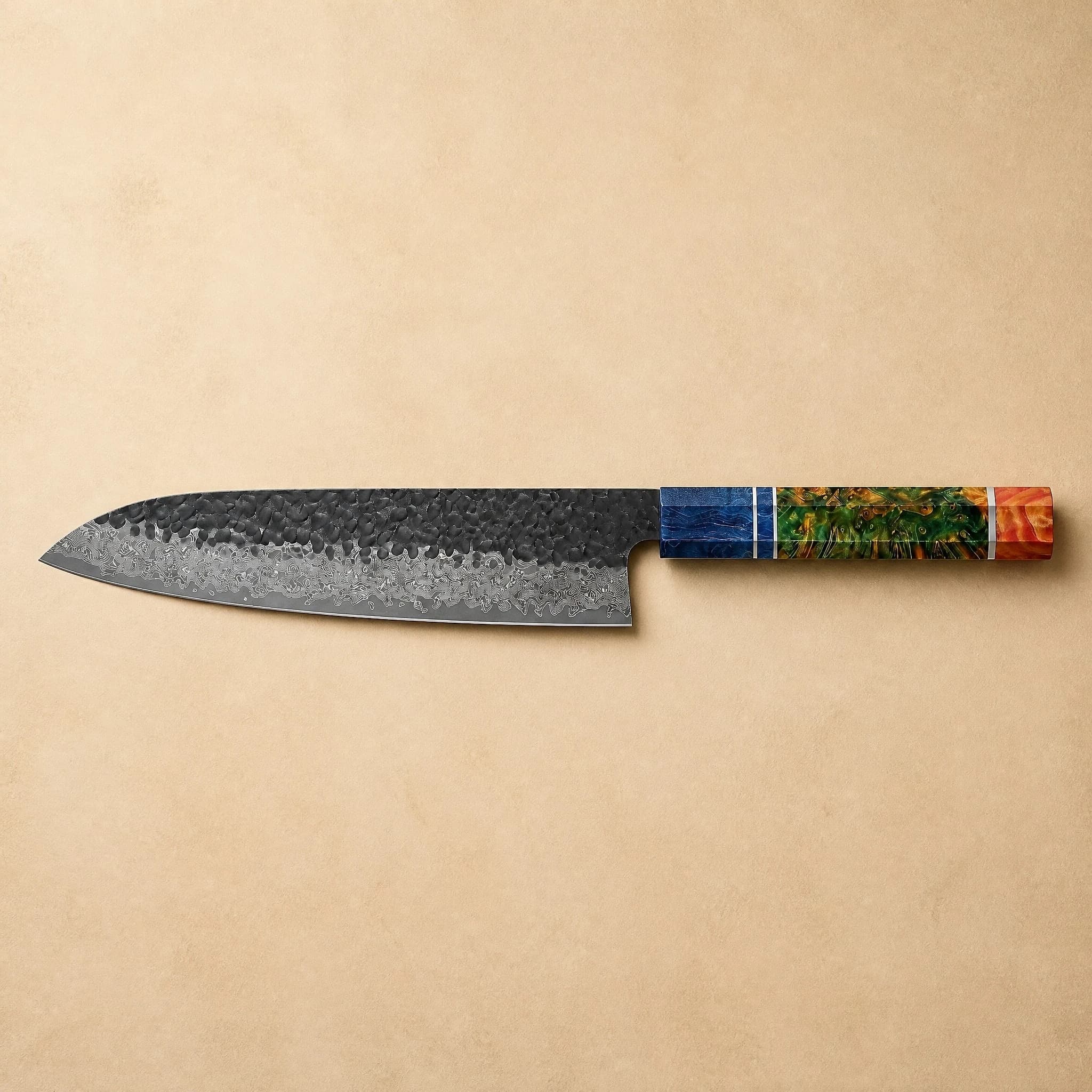 Yoshii Damascus Gyuto
