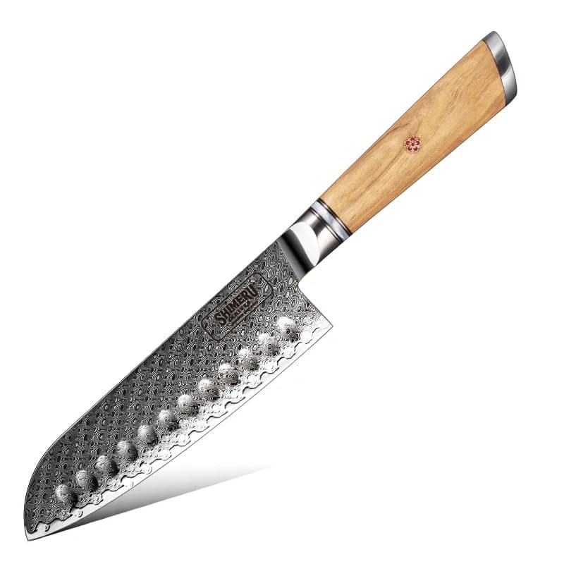 Sendai 7" Damascus Steel Santoku Knife 三徳包丁