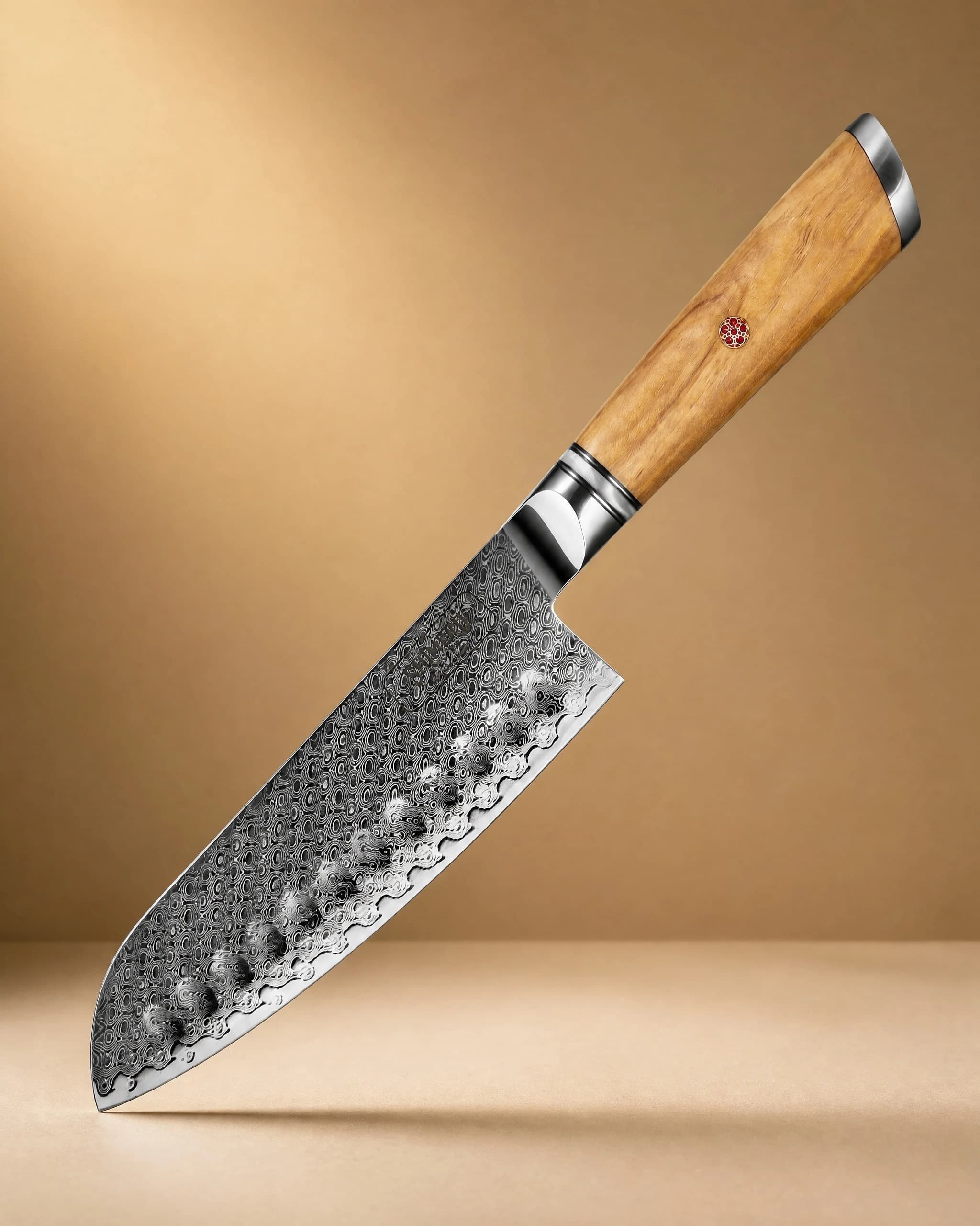 Sendai 7" Damascus Steel Santoku Knife 三徳包丁