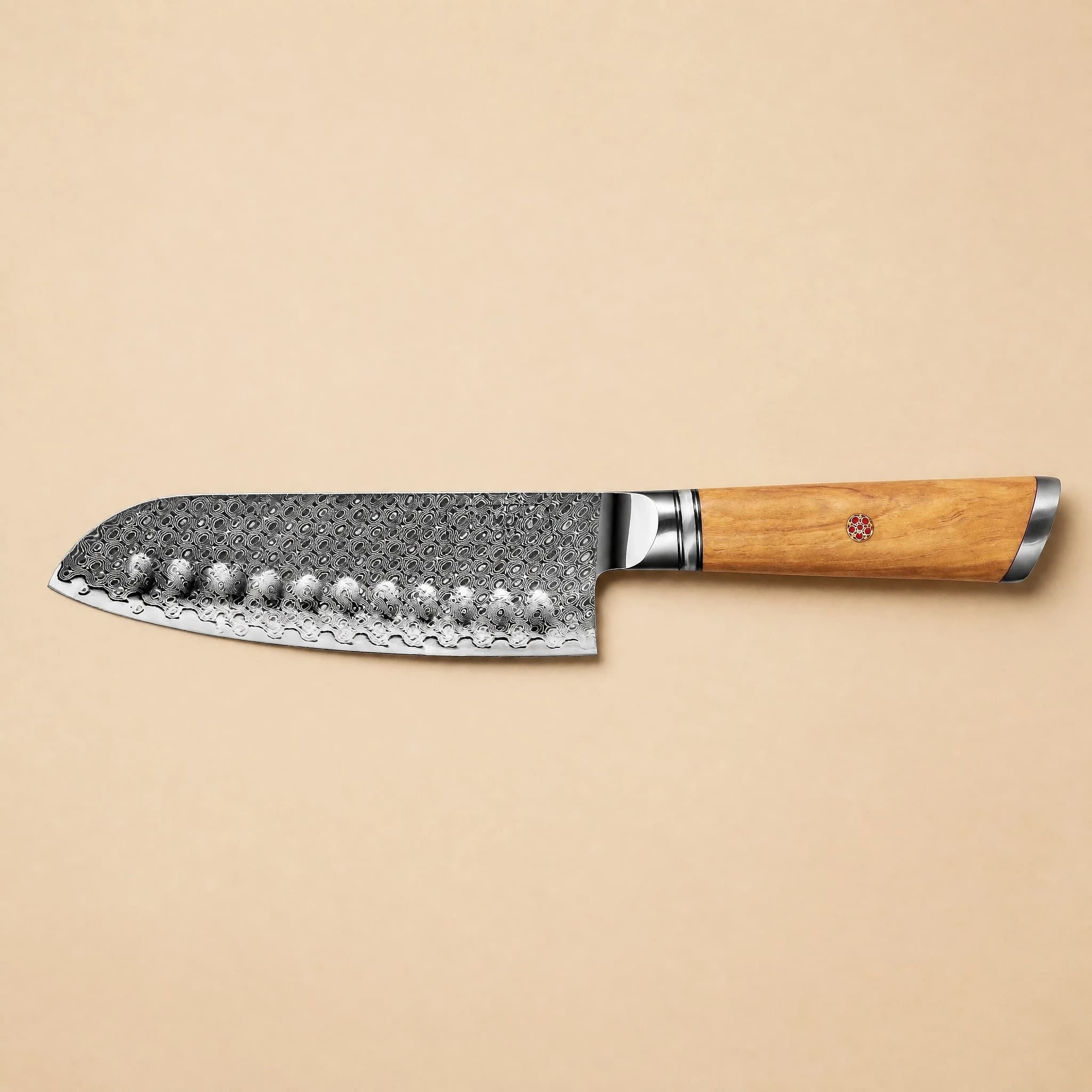 Sendai 7" Damascus Steel Santoku Knife 三徳包丁
