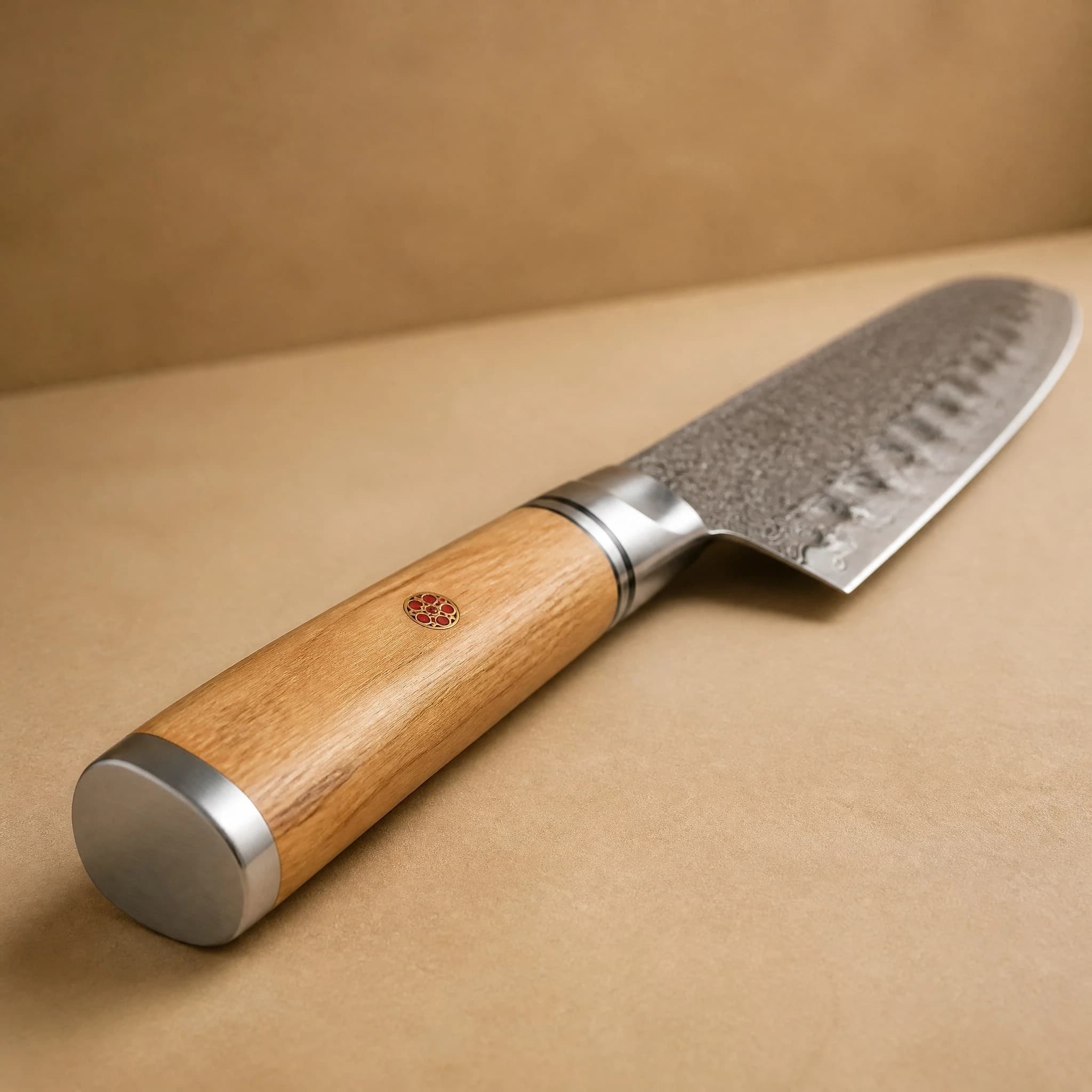Sendai 7" Damascus Steel Santoku Knife 三徳包丁
