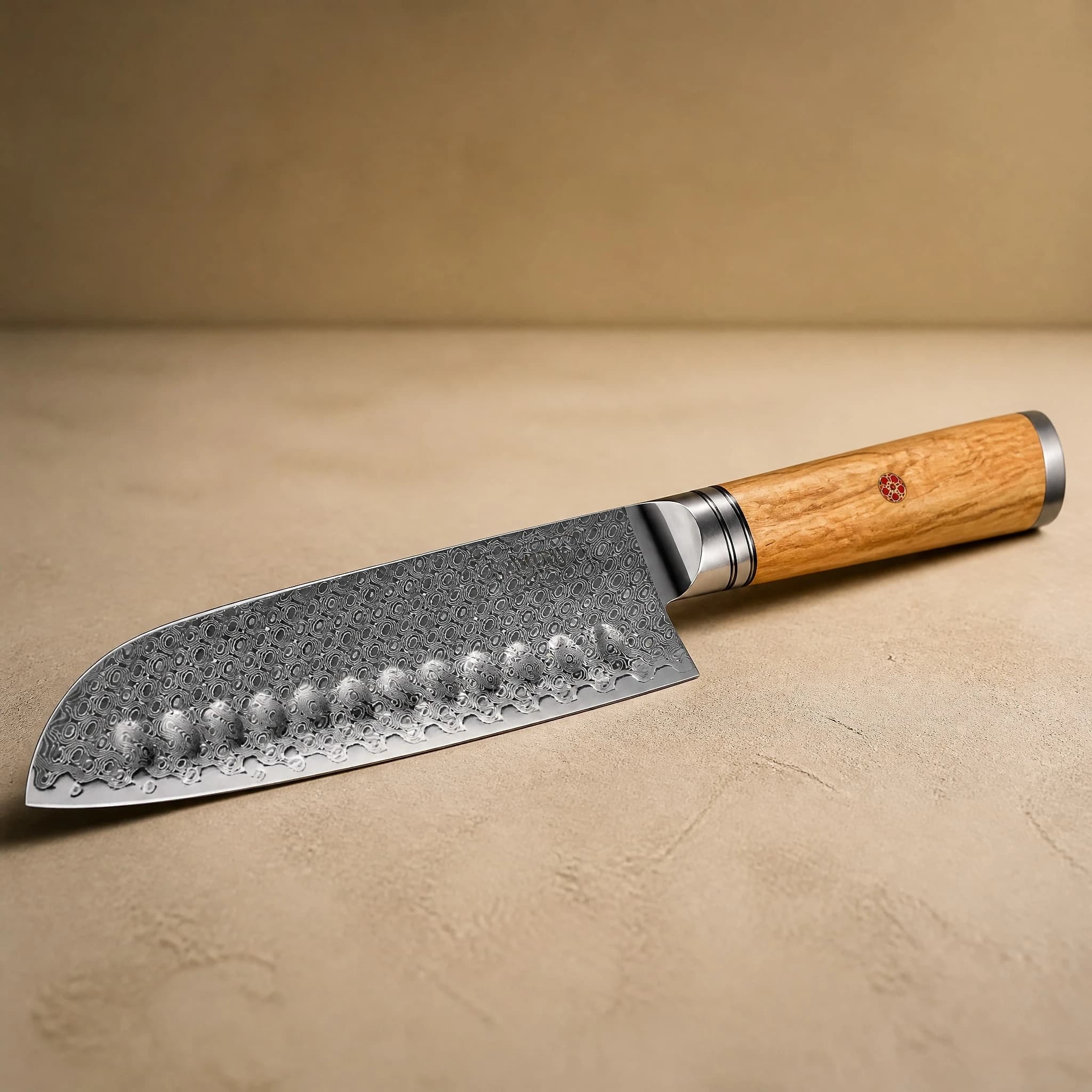 Sendai 7" Damascus Steel Santoku Knife 三徳包丁