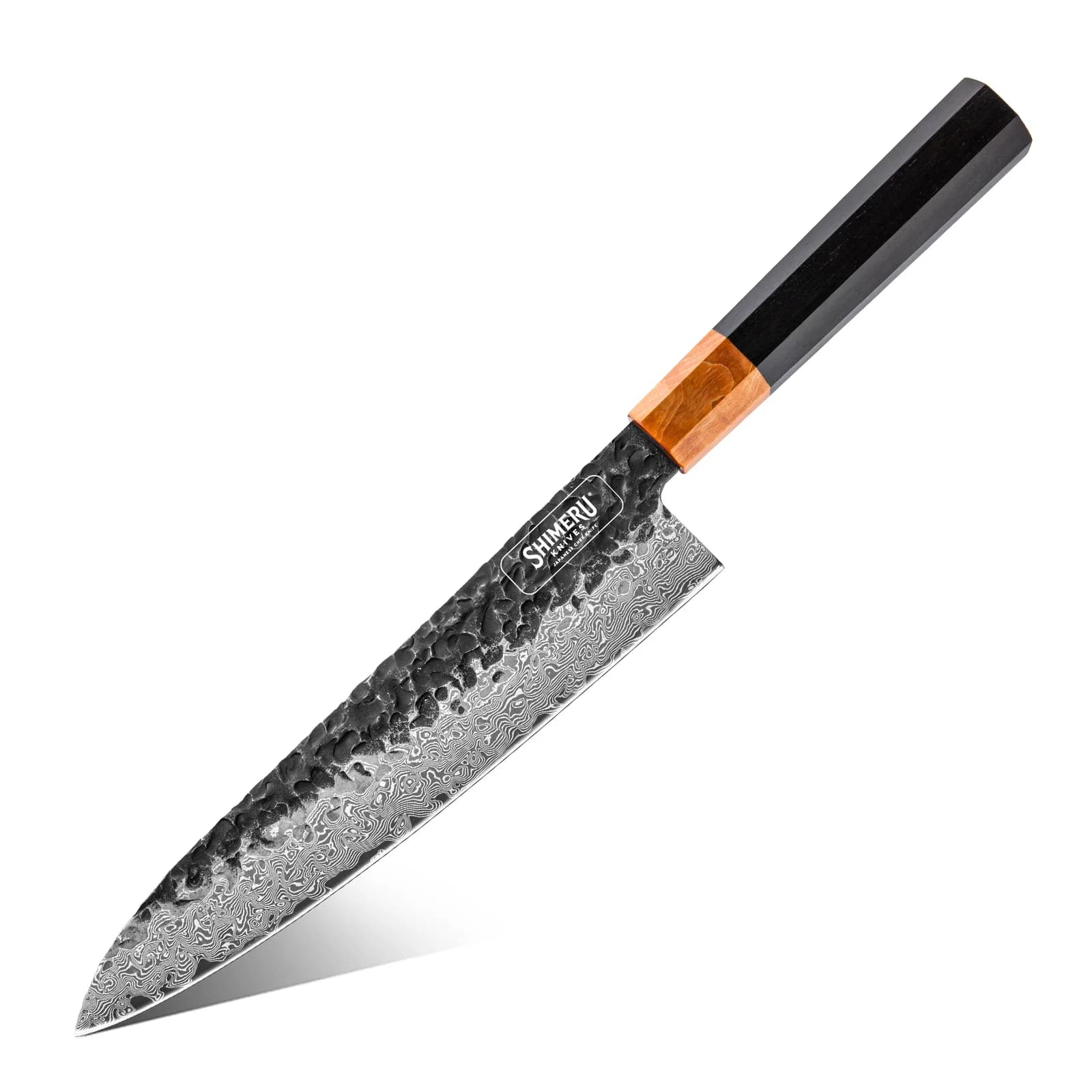 Kumozu 8'' Damascus Steel Gyuto Knife 牛刀