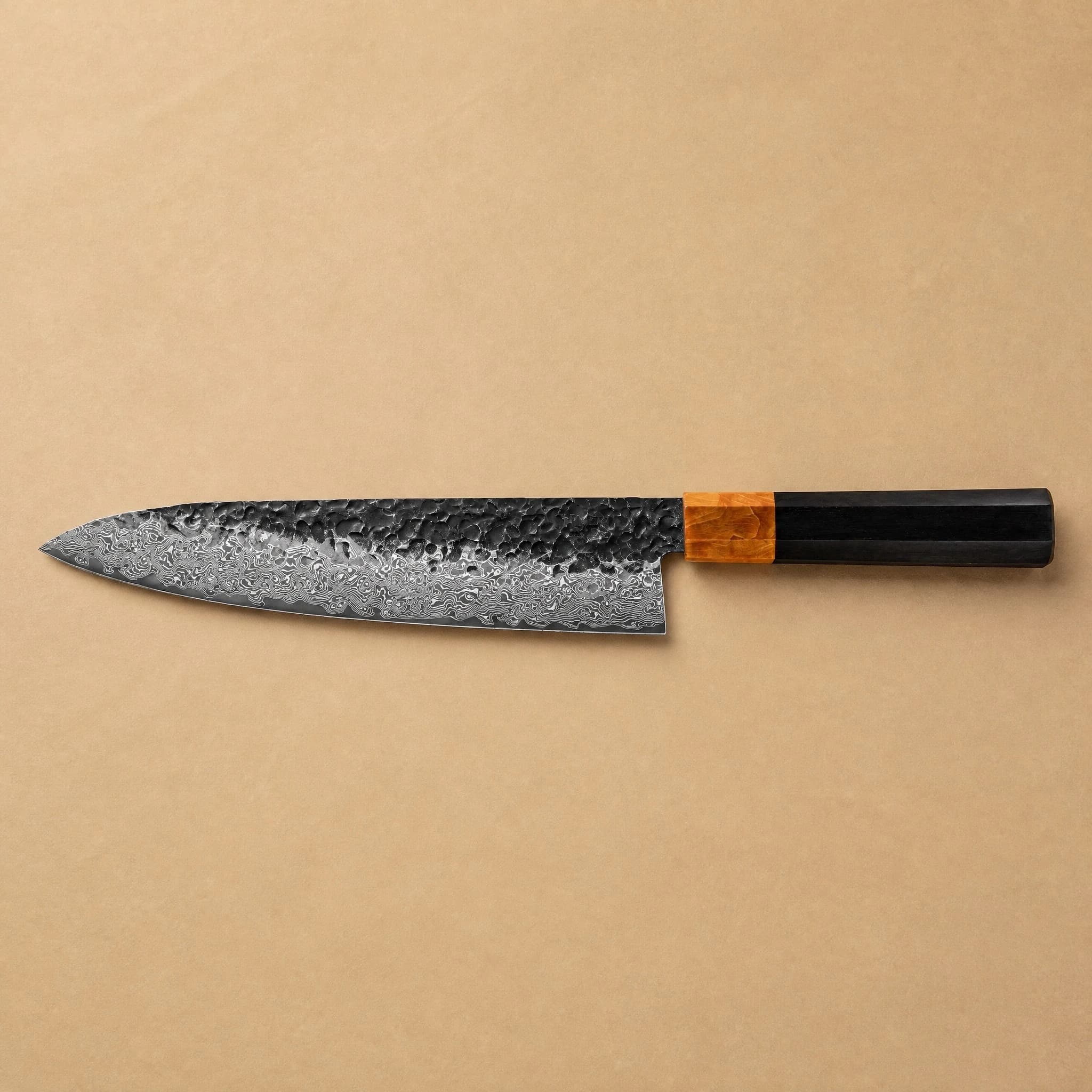 Kumozu 8'' Damascus Steel Gyuto Knife 牛刀