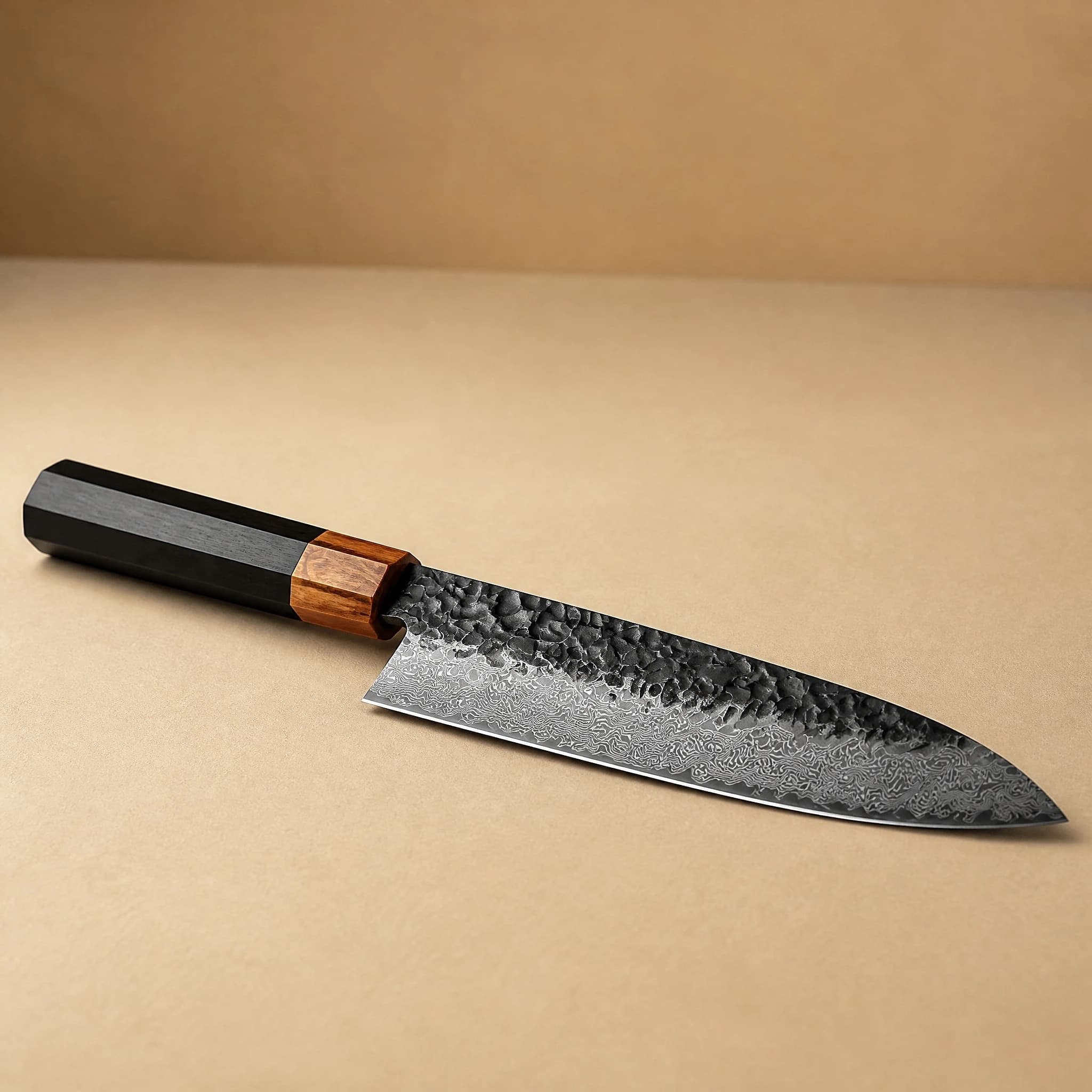 Kumozu 8'' Damascus Steel Gyuto Knife 牛刀