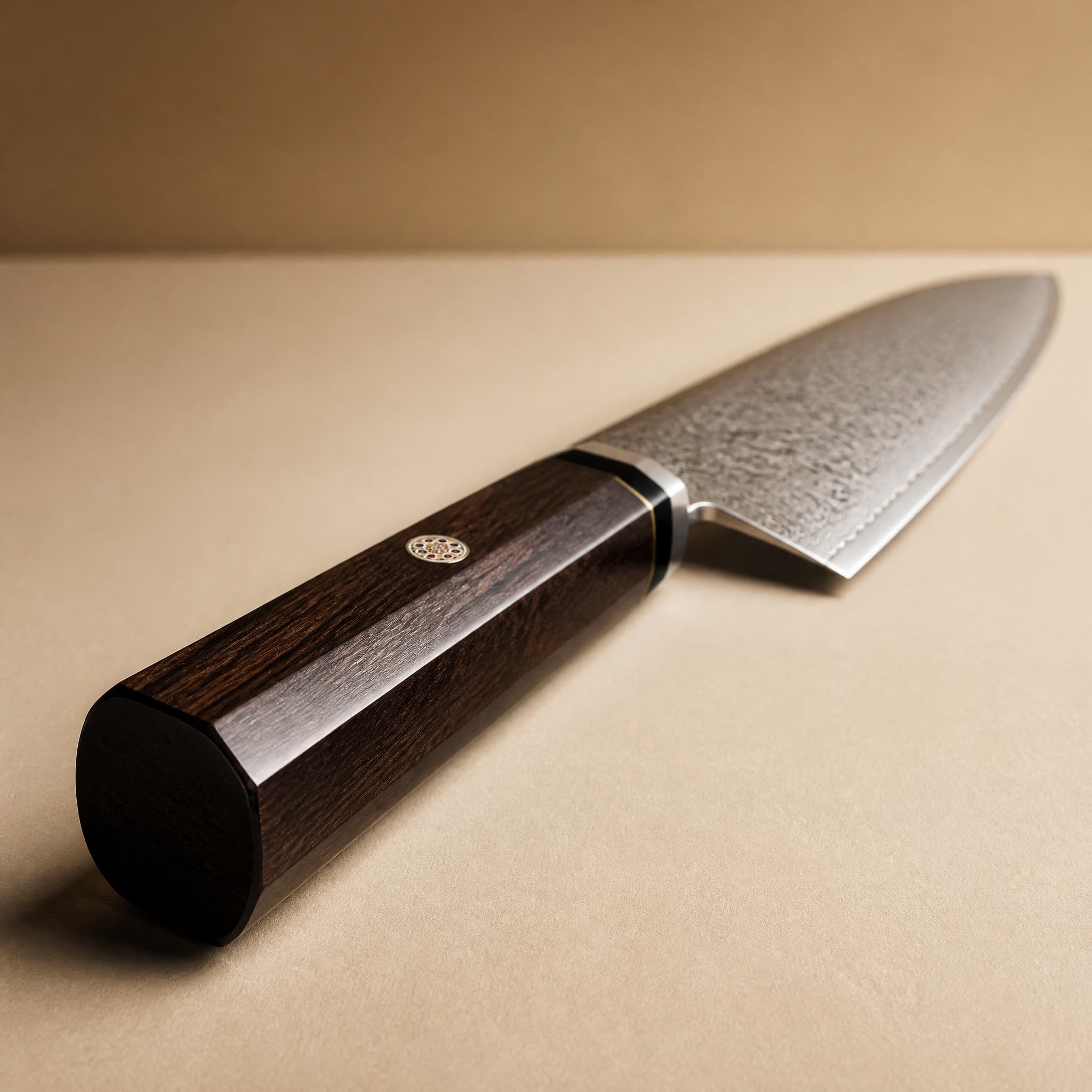 Sakawa 8.5" Damascus Steel Gyuto Knife 牛刀