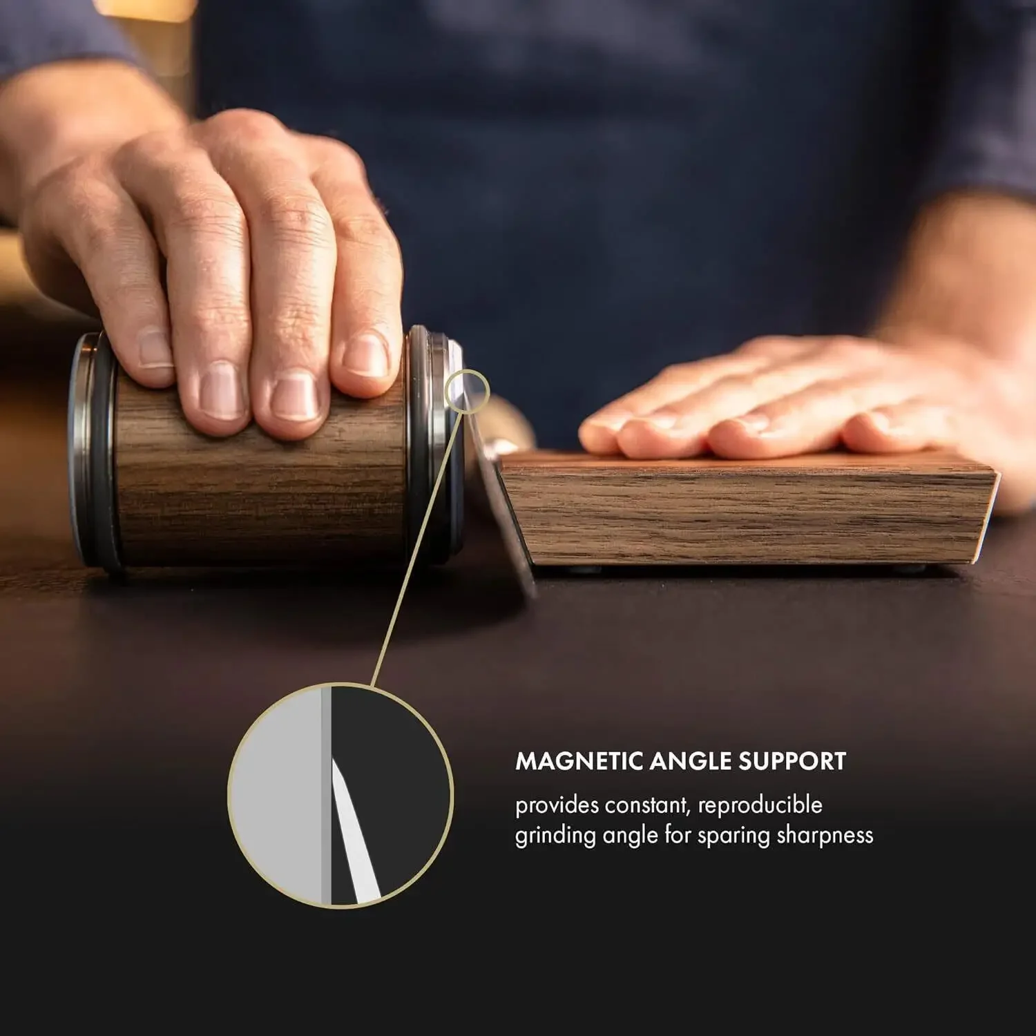 Magnetic Rolling Knife Sharpener Diamond #400 &amp; #1000