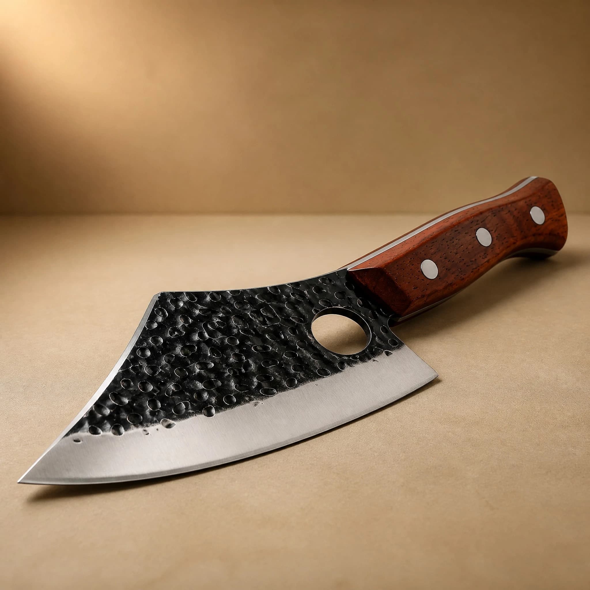 Kiba 5.8" Butcher Knife with Leather Sheath