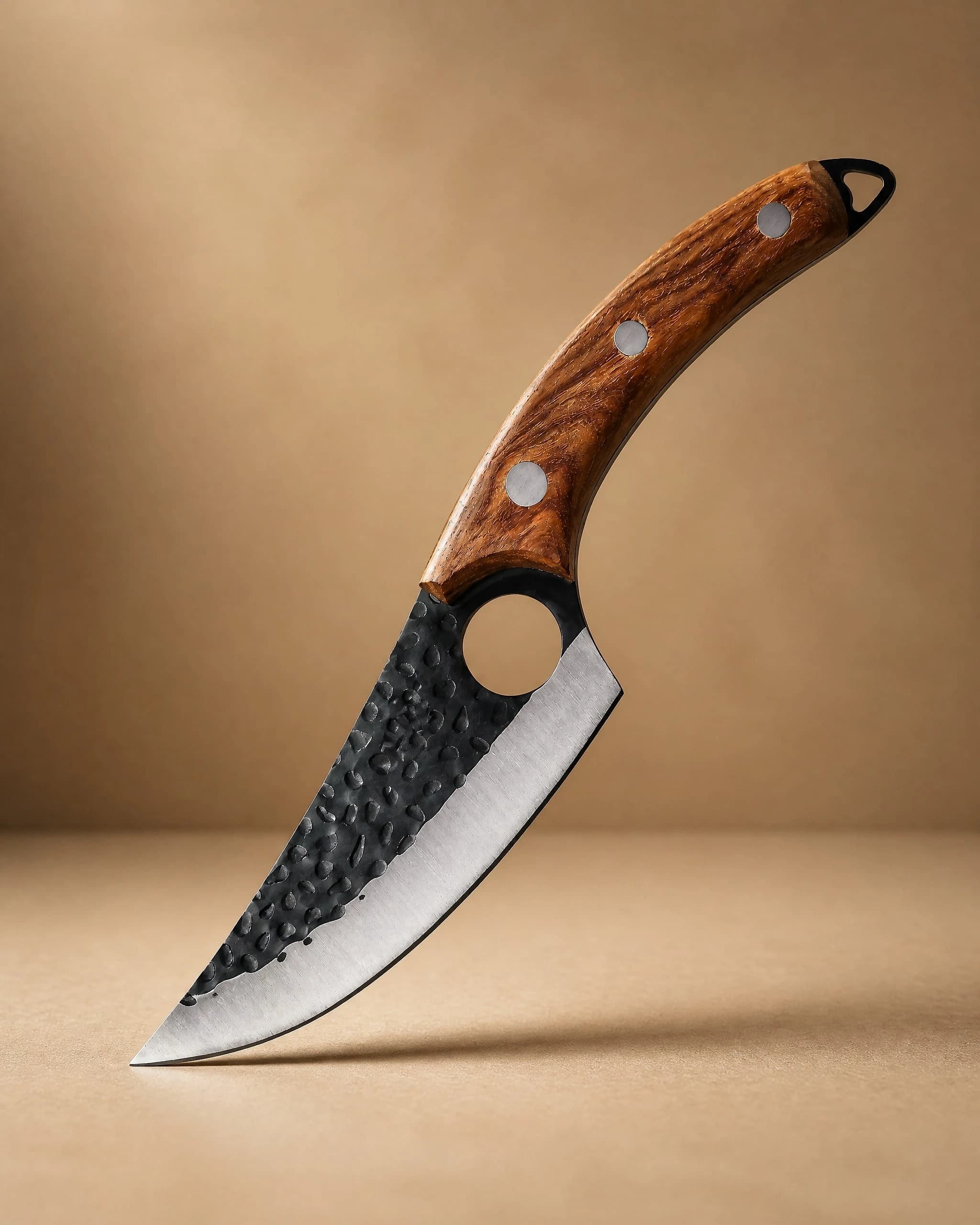 Tetsuya 5.7" Butcher Knife with Leather Sheath