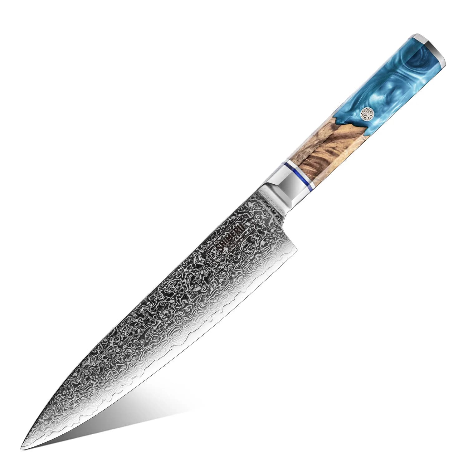 Asahi 旭川 8" Damascus Steel Gyuto Knife 牛刀