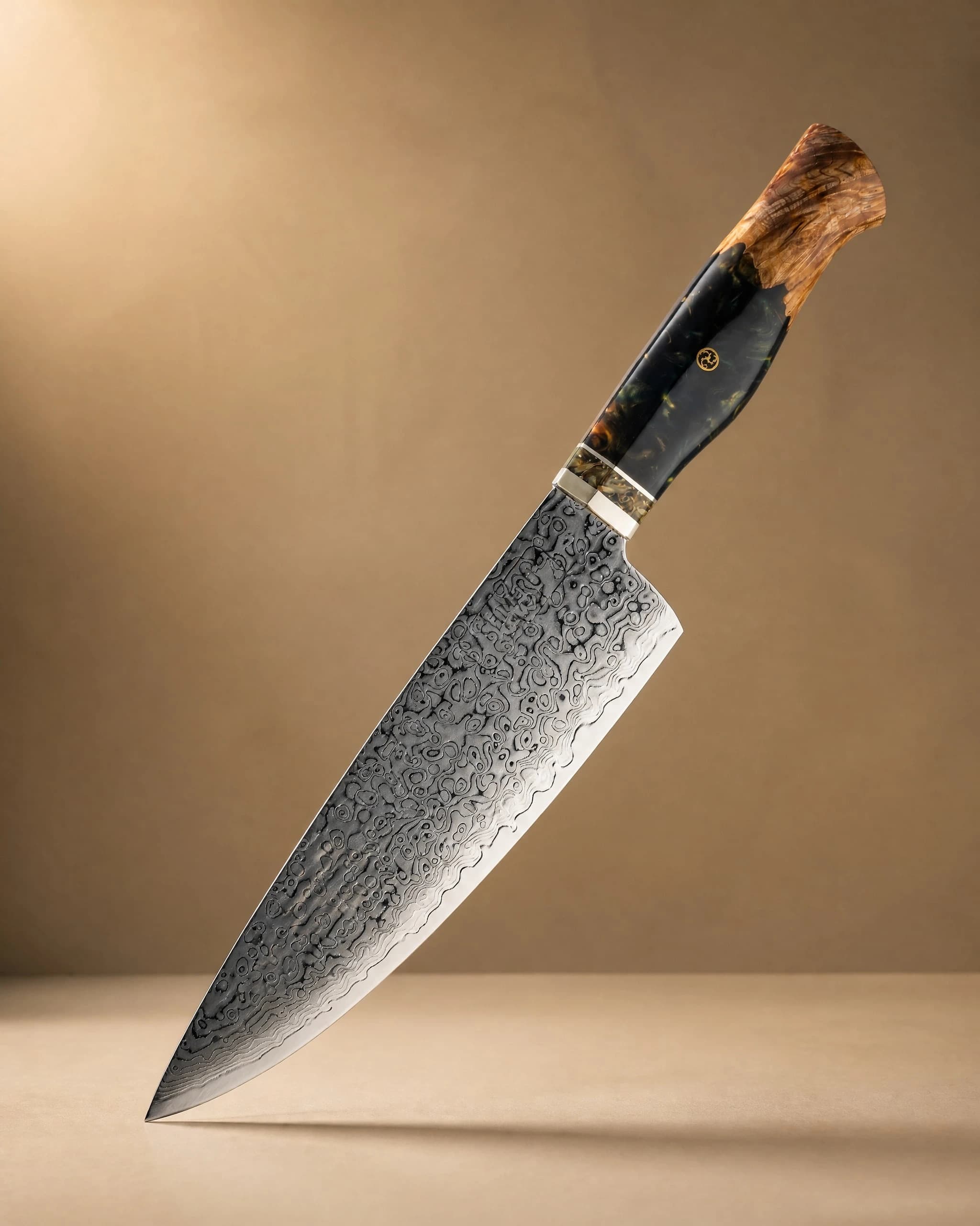 Hakuba 白馬 8" Damascus Steel Gyuto Chef Knife 牛刀
