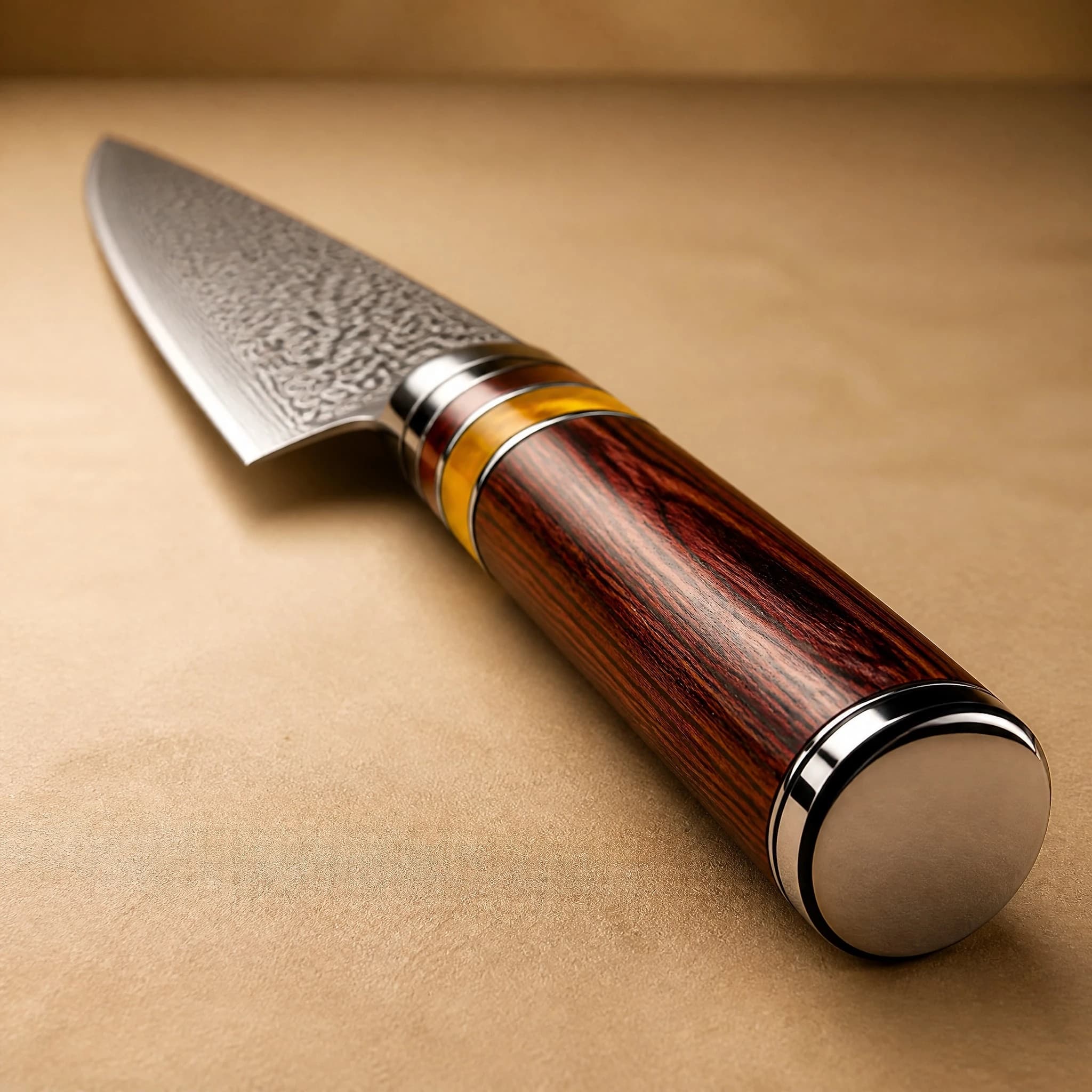 Kinzan 金山 7.7" Damascus Steel Gyuto Japanese Chef Knife