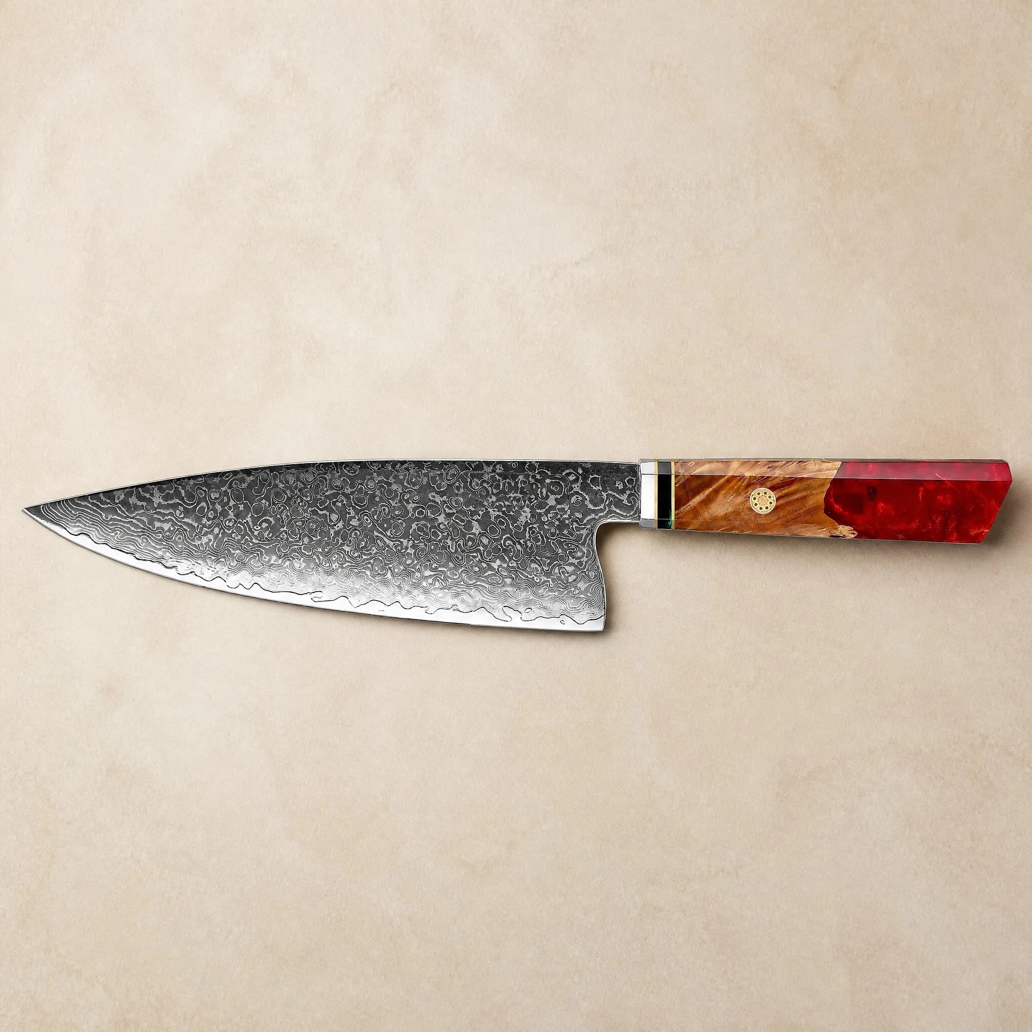 Otaru 小樽 8" Damascus Steel Gyuto Japanese Chef Knife