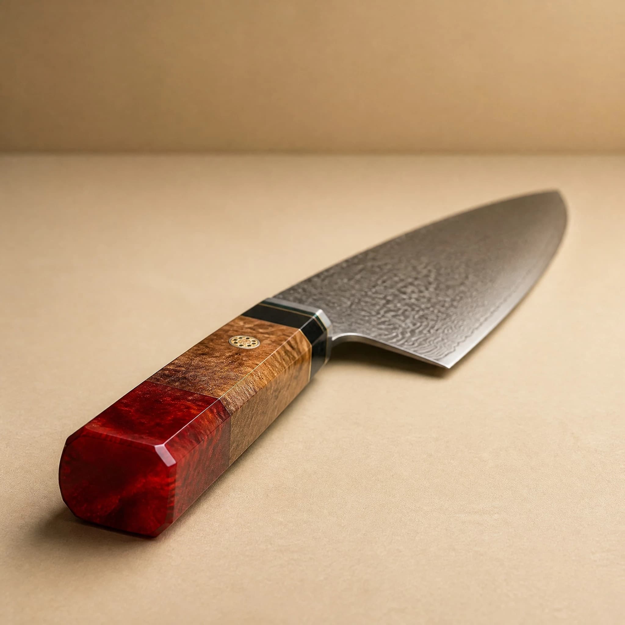Otaru 小樽 8" Damascus Steel Gyuto Japanese Chef Knife