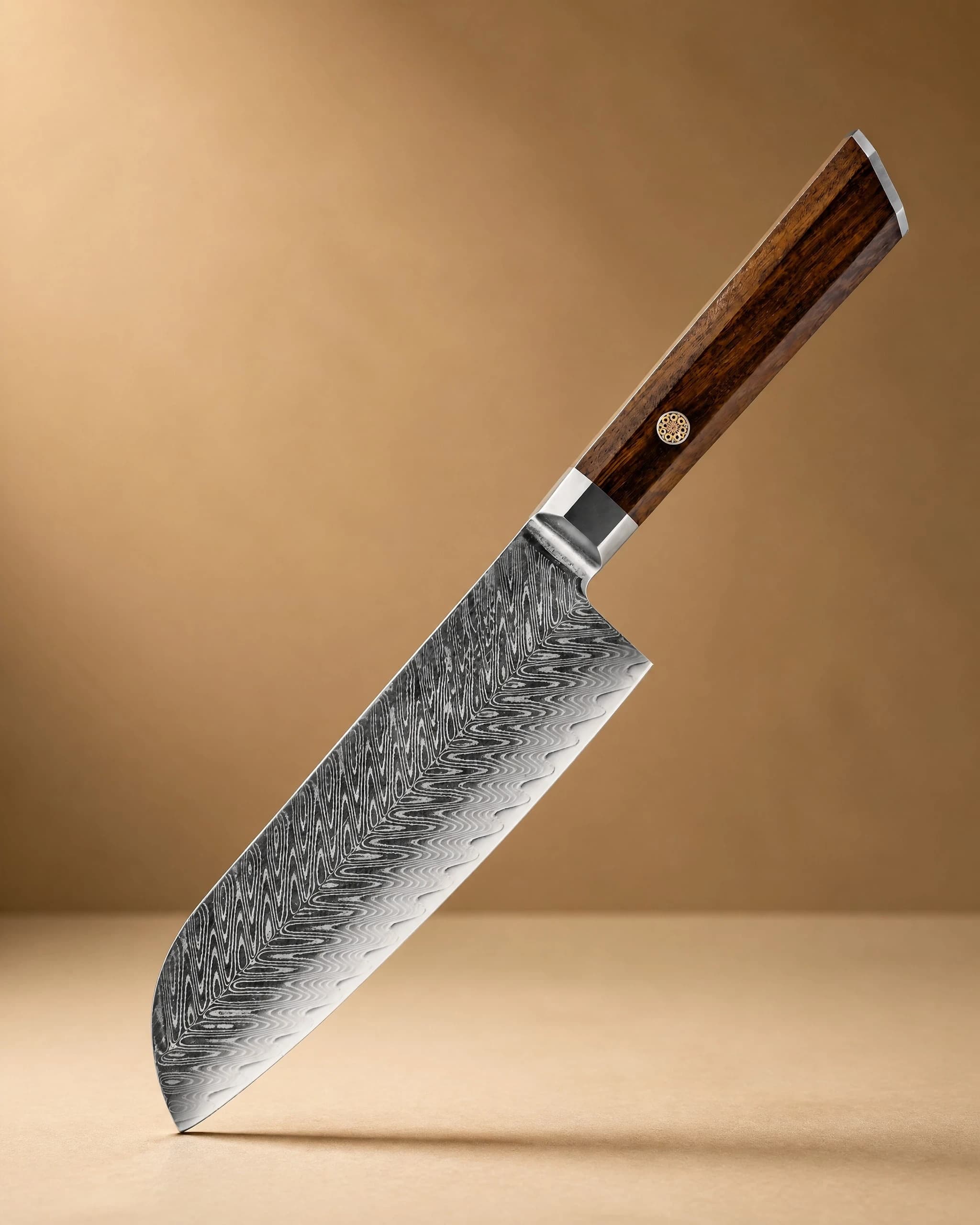 Komachi 小町 7″ Damascus Steel Santoku Knife 三徳包丁