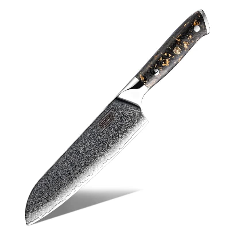 Asuka 飛鳥 7″ Damascus Steel Santoku Knife 三徳包丁