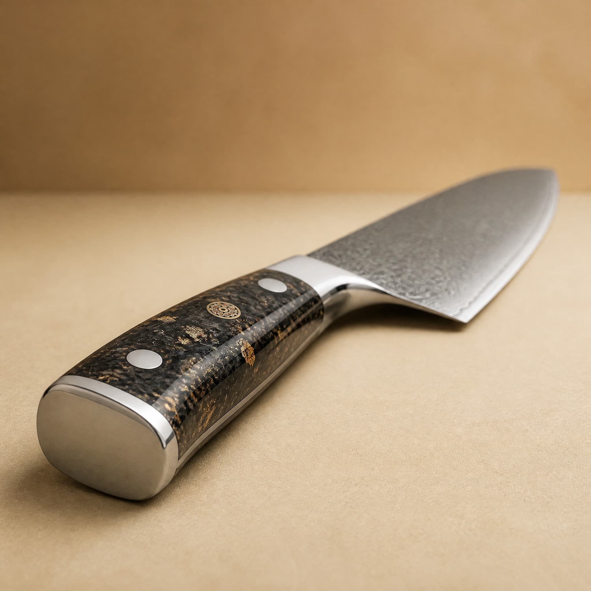 Asuka 飛鳥 7″ Damascus Steel Santoku Knife 三徳包丁