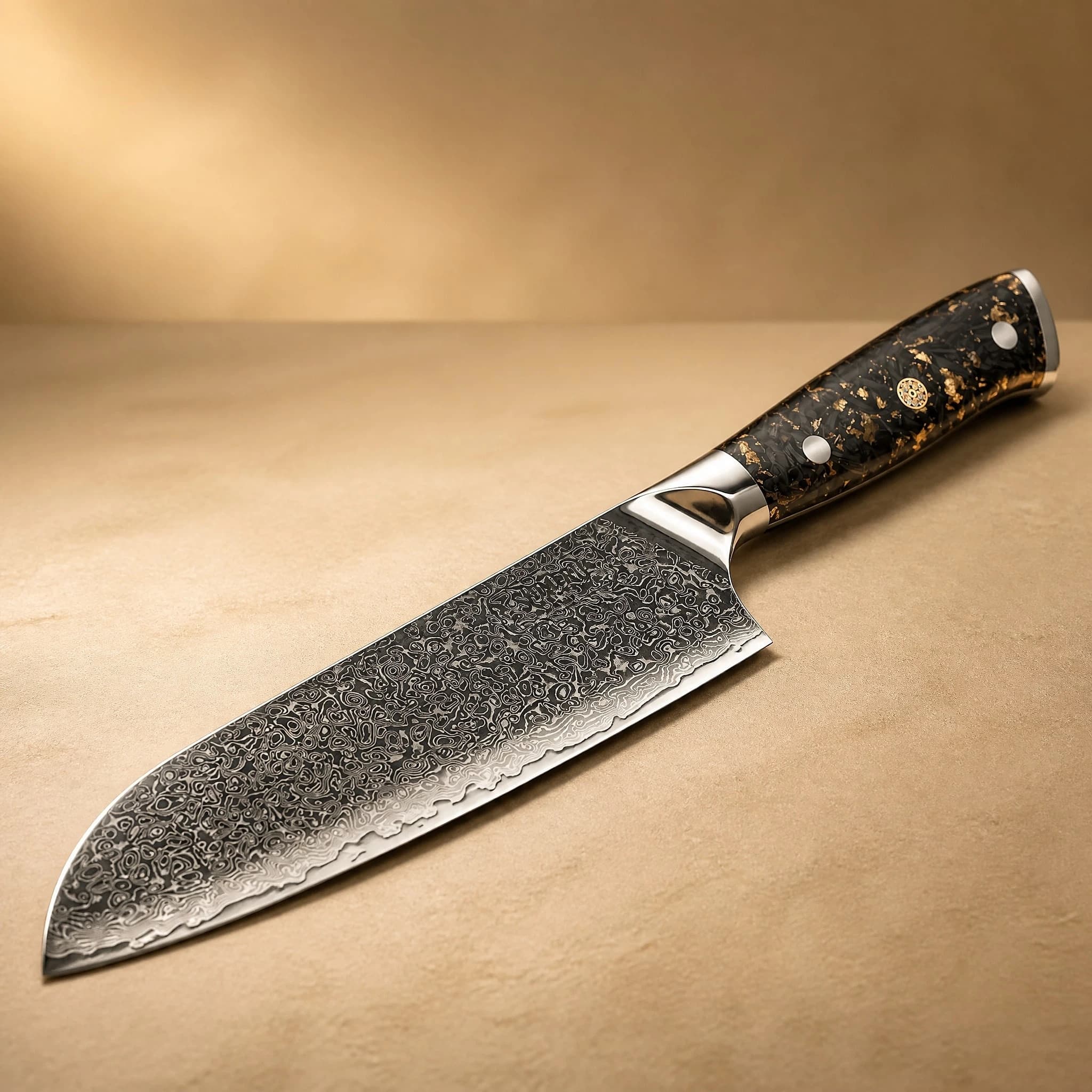 Asuka 飛鳥 7″ Damascus Steel Santoku Knife 三徳包丁